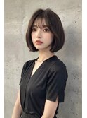 韓国ボブ×根元パーマ