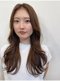 髪質改善ツヤ髪ロング#かきあげ前髪#トリートメント