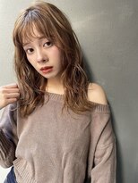 アンヘアー(UNHAIR by shiomiH)&nbsp;大人かわいいフリンジウェーブパーマ