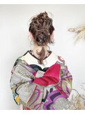 ポニー編み込みhair arrange