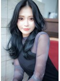 【Any_藤田】大人の色気を纏う韓国ヘア・ブルーブラック