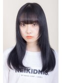 黒髪ロングスタイル
