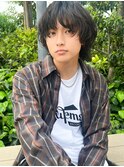 メンズマッシュウルフ