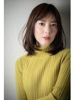 モッズヘア 上尾西口店(mod's hair) 斜めバング毛先パーマワンカールヘルシースタイルv上尾30代40代