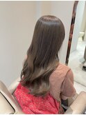 ブリーチ無し× ブラウンベージュ