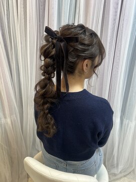 プーペ(pupe) ポニー編み下ろし