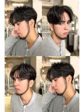 スナッグルサロン(SNUGGLE SALON) フェザーパーマフェザーショートセンターパートシャドウパーマ