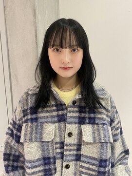 ヨーク(YOKE) 【YOKE】ブルーブラック/ワイドバング/黒髪/艶髪/髪質改善