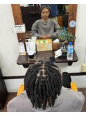 センターパートドレッド