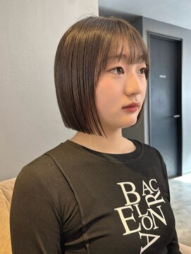 ジアン テラス(GIEN TERRASSE) タッセルボブ/チェウォンちゃん風ボブ/切りっぱなしボブ@重里