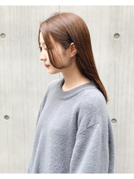 ヒビト 恵比寿 渋谷(HIBITO.) 髪質改善カラー　艶ブラウン　トリートメントカット