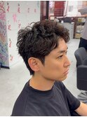 メンズカットパーマ/ニュアンスパーマ/フェザーパーマ[北千住]