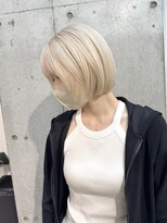 ラニヘアサロン(lani hair salon)&nbsp;ブロンドカラー/ホワイト/ハイトーン/ケアブリーチ/ボブレイヤー