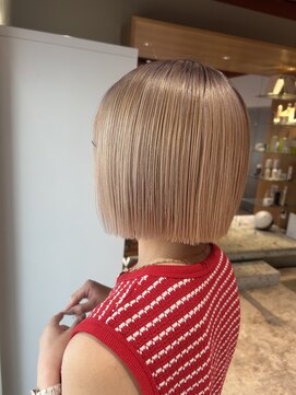 ナチュラル ヘアーデザイニング(Natural hair designing) ダブルカラーヘイリーボブ