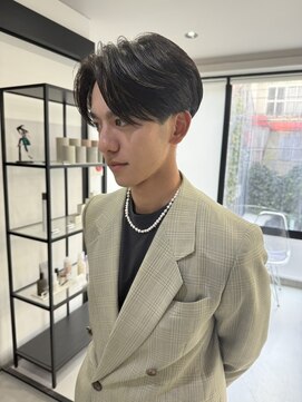 シアー(sheer) センターパート