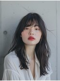黒髪/オリーブグレー/ココアベージュ/小顔/クラゲヘアー【千葉】