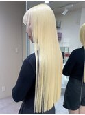 16818抜きっぱなしブロンドハッシュカットホワイトブロンド