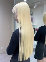 ベレーザ 渋谷神南(Beleza)&nbsp;16818抜きっぱなしブロンドハッシュカットホワイトブロンド