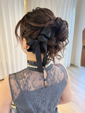 高めアップスタイル