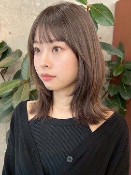 ノード(NODE) 栄外ハネ大人女子柔らかミディアム髪型