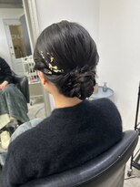 クレム 博多駅店(ChLem) ヘアセット シニヨン シニヨンヘア お団子 ヘアアレンジ
