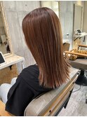 切りっぱなしスタイル/髪質改善/ストレート