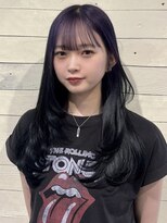 ルノン フィージュ(LUNON fieju)&nbsp;黒髪クラゲヘアーオリーブグレー小顔ココアベージュ