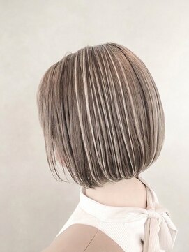 アース 上本町店(HAIR&MAKE EARTH) 白髪ぼかし◎脱白髪染めハイライト×似合わせボブ