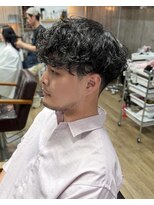 オムファミーユラグ(homme, famille raugh)&nbsp;強めなシャドウパーマ