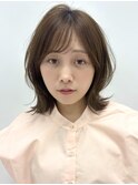 くびれボブ/レイヤーボブ/前髪/外ハネ