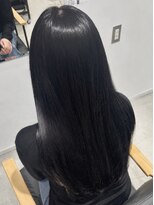 ビューバイネオリーブ 用賀店(Beau'r by neolive)&nbsp;ストレートパーマ縮毛矯正ダークパープル夏ミルクブラウン[用賀]
