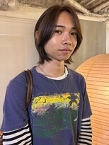 カシェ ナカザキ(CACHE NAKAZAKI) メンズボブ/ココアブラウン/メンズカット
