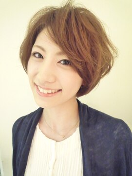 ヘアメイク パッセージ 千歳船橋店(hair make passage) 大人ナチュラルショートボブ