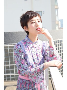 レンジシ オモテサンドウ(RENJISHI omotesando) ボルドーセミウェットベリーショート【高田百唯】