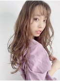 ラフウェーブ×アッシュブラウン