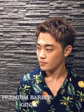 プレミアムバーバー 銀座店(PREMIUM BARBER produce by HIRO GINZA) ツーブロックショートヘア