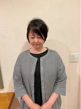 桜デコ プリム店(DECO) ふんわりショートボブ