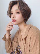 ルービック(Rubik's)&nbsp;大人かわいい 小顔 ショートボブ　デザインカラー　20代30代40代