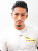 H8かき上げフェードカットスリークショートサイドグラデーション