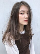 ネイヴィル オモテサンドウ(navile omotesando) *ブリーチなしで透けるミルキーグレージュ*