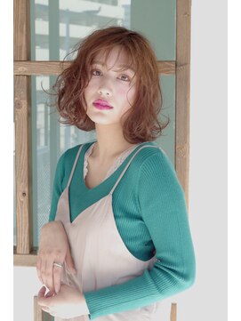 クシュ 所沢東口店(kusyu...) ショコラベージュ×ボブルフ×カール×ベビーバング×所沢