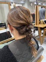 エル 横浜(eL)&nbsp;おろし編みアレンジ（セミロング）