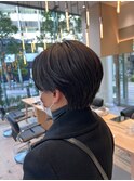 大人ショートボブ丸みショートマッシュ絶壁解消カット<横浜>