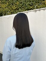 マイ ヘア デザイン 岡崎(MY hair design) 斜めバング/グレージュカラー/シルキーベージュ/岡崎