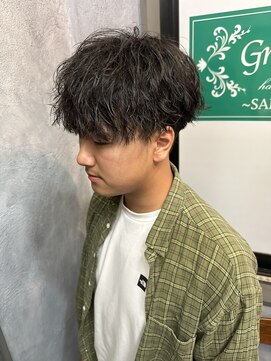 グラフィーサッポロ(Graphy sapporo) 10代 20代 メンズヘア ツイスパ マッシュ 刈り上げ