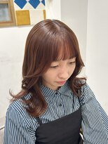 キャリコ(calico)&nbsp;《10代20代30代》オレンジブラウン＊秋カラー＊くびれミディアム