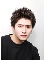 オーシャントーキョー 大阪(OCEAN TOKYO)&nbsp;アップバング メンズ メンズヘア ショート カラー 学割 眉毛