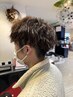 《メンズ★》カット+スパイラルパーマ+眉カット