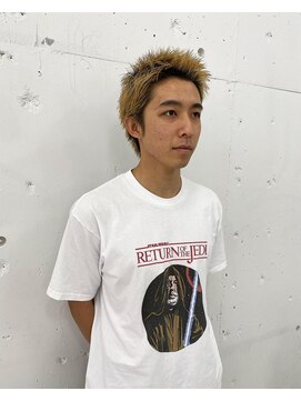 ジャド(JUDD) 金髪スパイキーショート