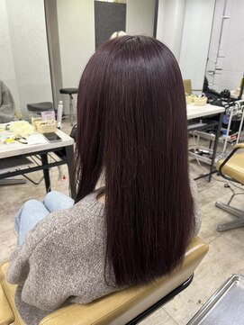 アジールヘア 所沢プロペ通り店(agir hair) エアリー美髪ケアブリーチパープルラベンダーカラー練馬所沢韓国